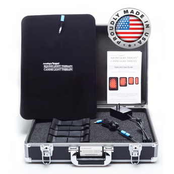 Gospel’s Large Light Therapy Pad with Foam-Lined Case large-format light therapy pad with protective case