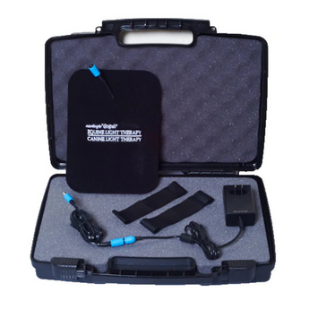 Gospel’s Small Light Therapy Pad with Foam-Lined Case compact animal light therapy pad and case